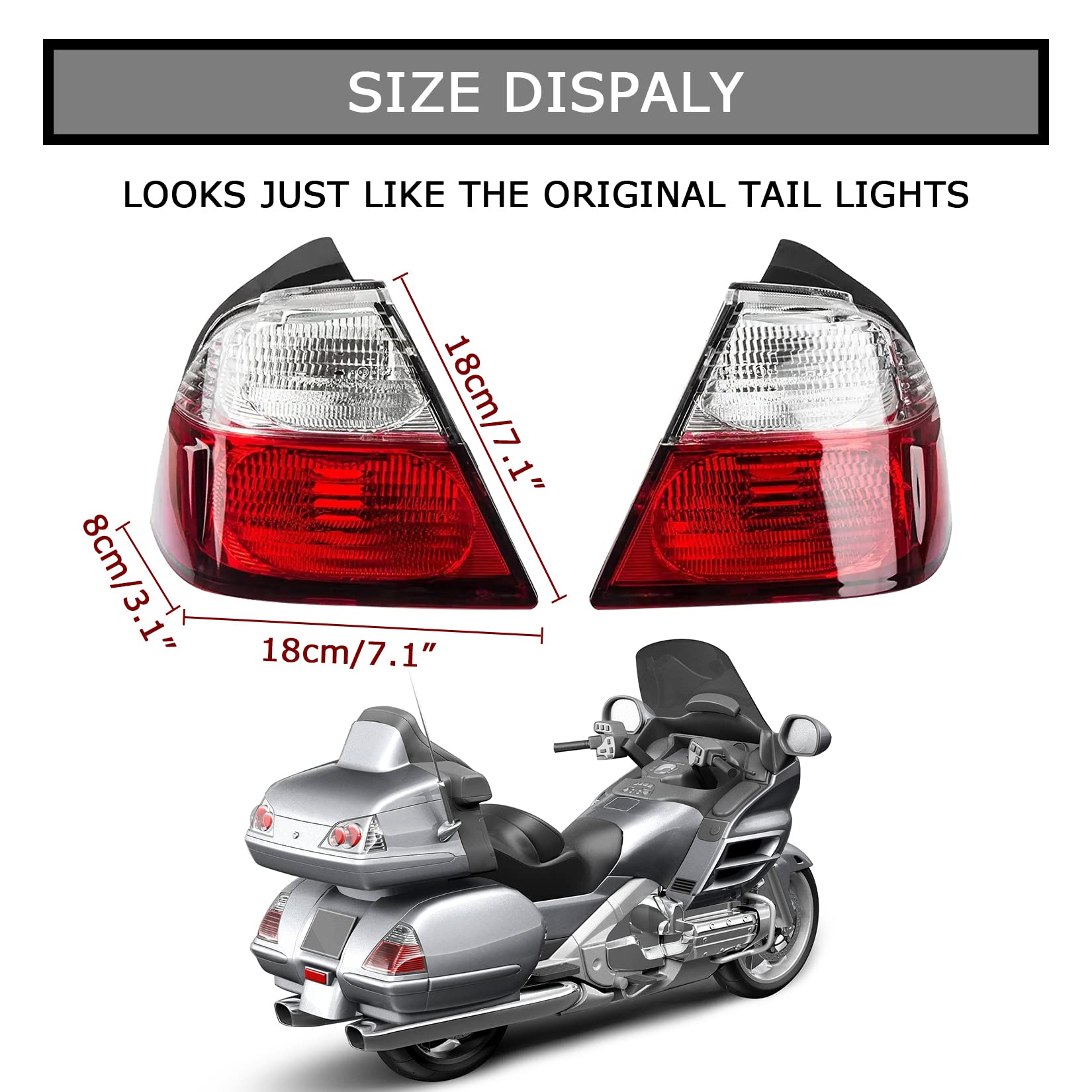ゴールドウイング 純正GL1800 SC47 テールランプ 575 ゴールドウイング 純正GL1800 SC47 テールランプ 575 - メルカリ